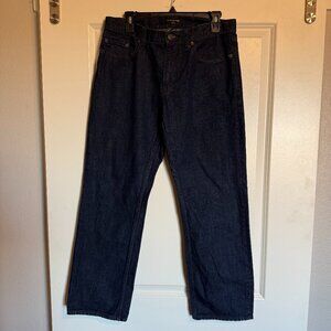 Banana Republic Dark Blue Straight Leg Jeans – Size 33x30
